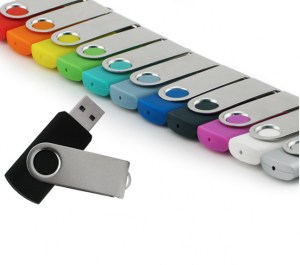 collection of colorful usb devices