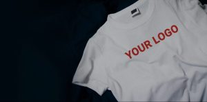 White T-shirt with the words Your Logo on it