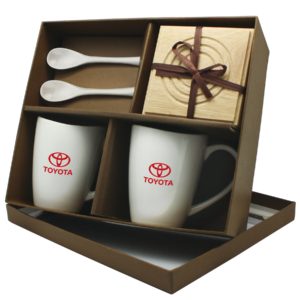 custom branded coffee set
